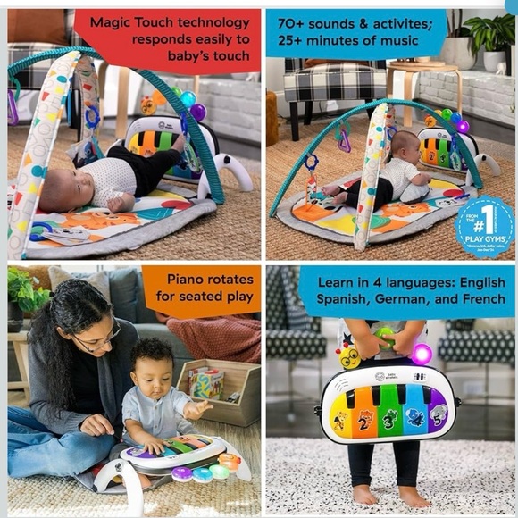 Colorful Musical Toy Piano - Picture 5 of 7